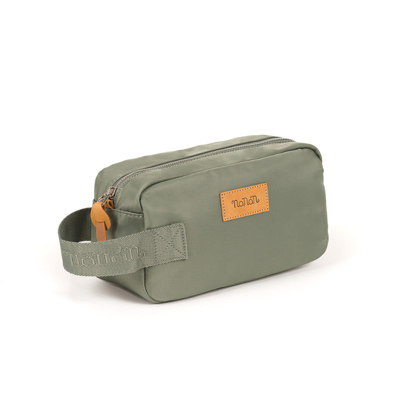 Pochette verde in nylon