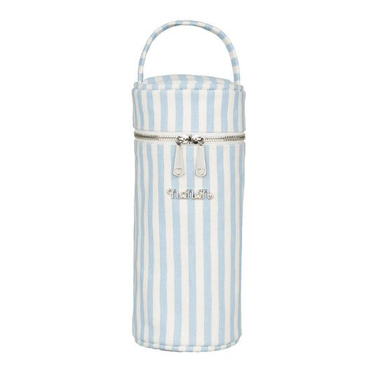 Portabiberon canvas azzurro