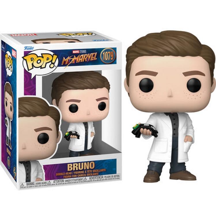 Funko Pop! Ms Marvel Studios – Bruno (1079) Boy Vinylfigur Disney Plus Film