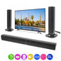 Surround Pair Bluetooth Speakers Soundbar Aux USB Radio Speaker PC/TV BS-36