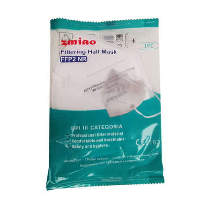 BULK SCHUTZMASKE FFP2 PACK 20 STÜCK 5 LAGEN SPRITZSCHUTZ