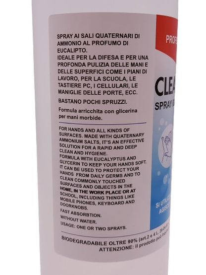 Professional Clean++ Hygienespray 750ml x2 Für Zuhause, Textilien & Oberflächen