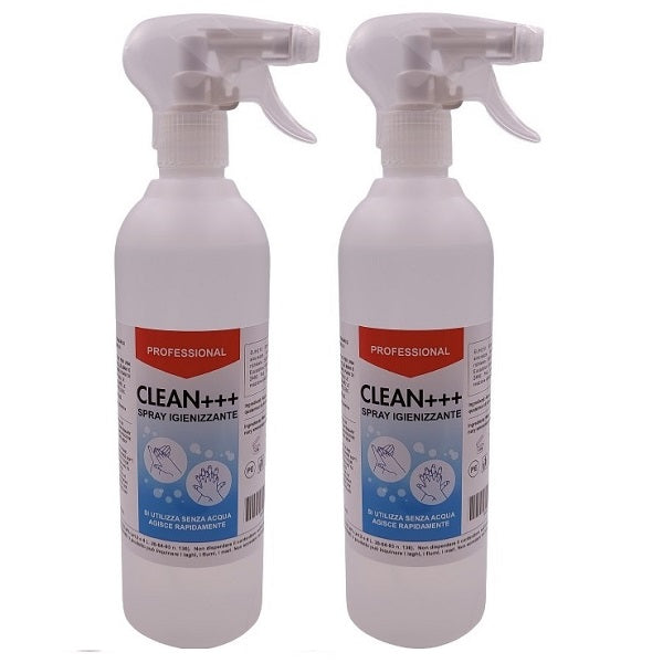 Professional Clean++ Hygienespray 750ml x2 Für Zuhause, Textilien & Oberflächen