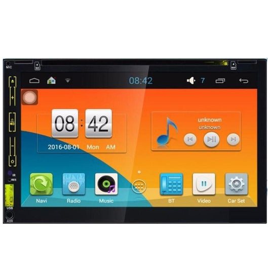 2 DIN ANDROID CAR STEREO 7" AUTO STEREO TOUCH CD DVD BLUETOOTH USB WIFI RDS GPS