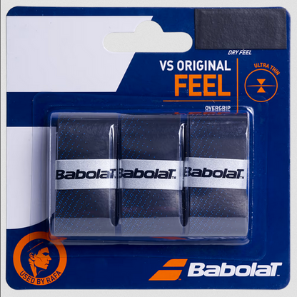 Babolat VS Original X3 Overgrip Tennis Padel Nero Blu - 653040 146 193528