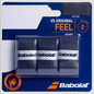 Babolat VS Original X3 Overgrip Tennis Padel Black Blue - 653040 146 193528