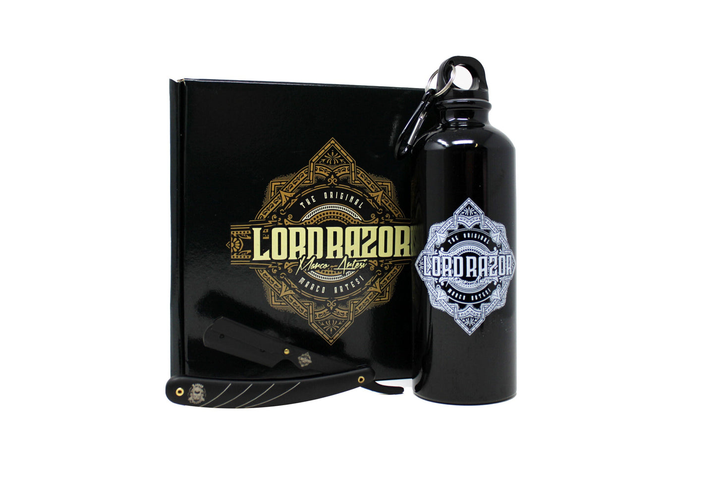 Babyliss Barber College Lord Razor Kit Rasierer + Flasche Schwarz