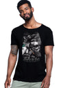 Men's Tattoo Skull T-shirt - 100% Slub Cotton