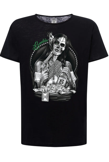 Bandida Gonzales Tattoo Skull - T-shirt Uomo Cotone