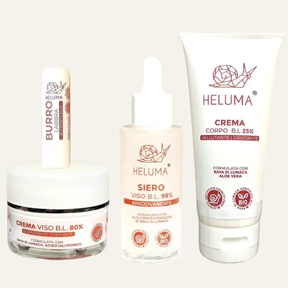 Crema Corpo, Siero Viso e Crema Viso alla Bava di Lumaca