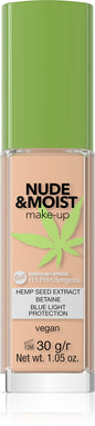Hypoallergenic Hemp Nude & Moist Moisturizing and Nourishing Foundation 30 gr