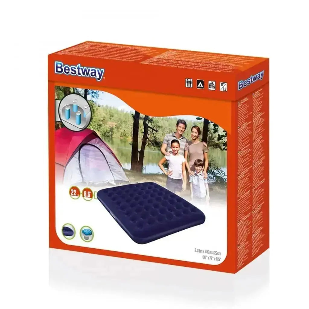 Bestway Materasso Gonfiabile Floccato 203 x 152 x 22 cm 67004