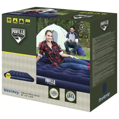Bestway Materasso Gonfiabile Floccato 203 x 152 x 22 cm 67004