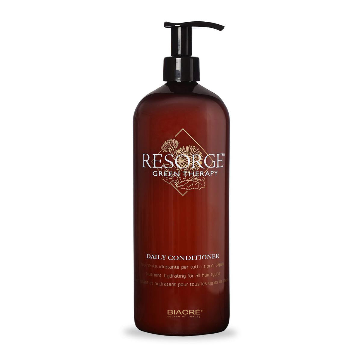 Biacré Resorge Green Therapy Daily Conditioner Nährender, Feuchtigkeitsspendender Conditioner für alle Haartypen 1000 ml