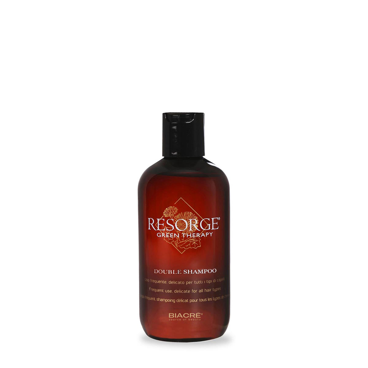 Biacré Resorge Green Therapy Doppeltes Shampoo für fettige Kopfhaut und trockene Spitzen 250 ml