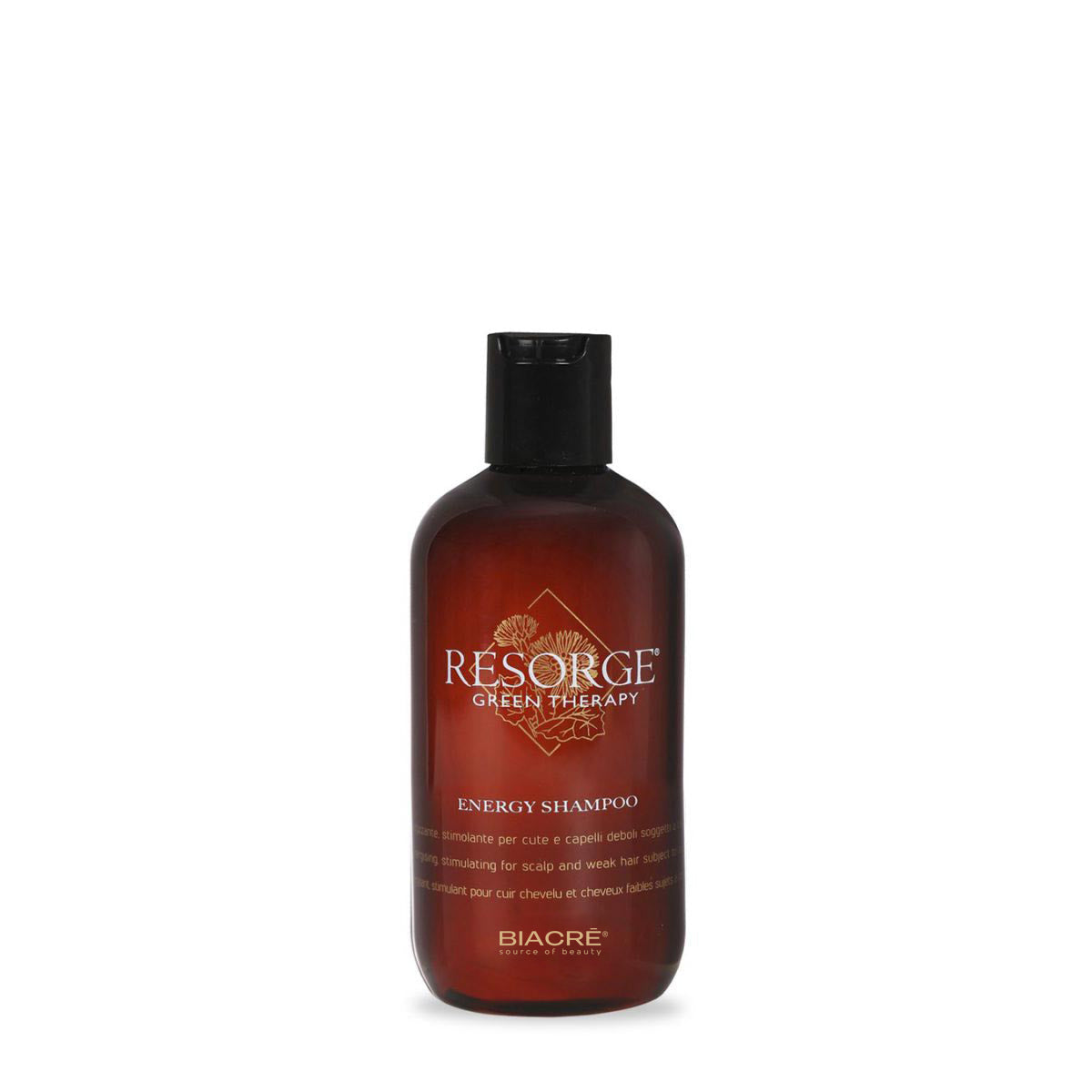 Biacré Resorge Green Therapy Energie Shampoo Belebung und Stärkung für schwache Kopfhaut und Haare 250 ml