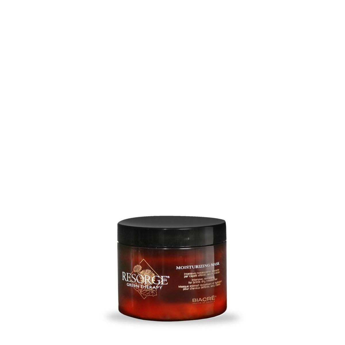 Biacré Resorge Green Therapy Moisturizing Mask Intensive, revitalisierende, feuchtigkeitsspendende Maske für strapaziertes, trockenes und behandeltes Haar 500 ml