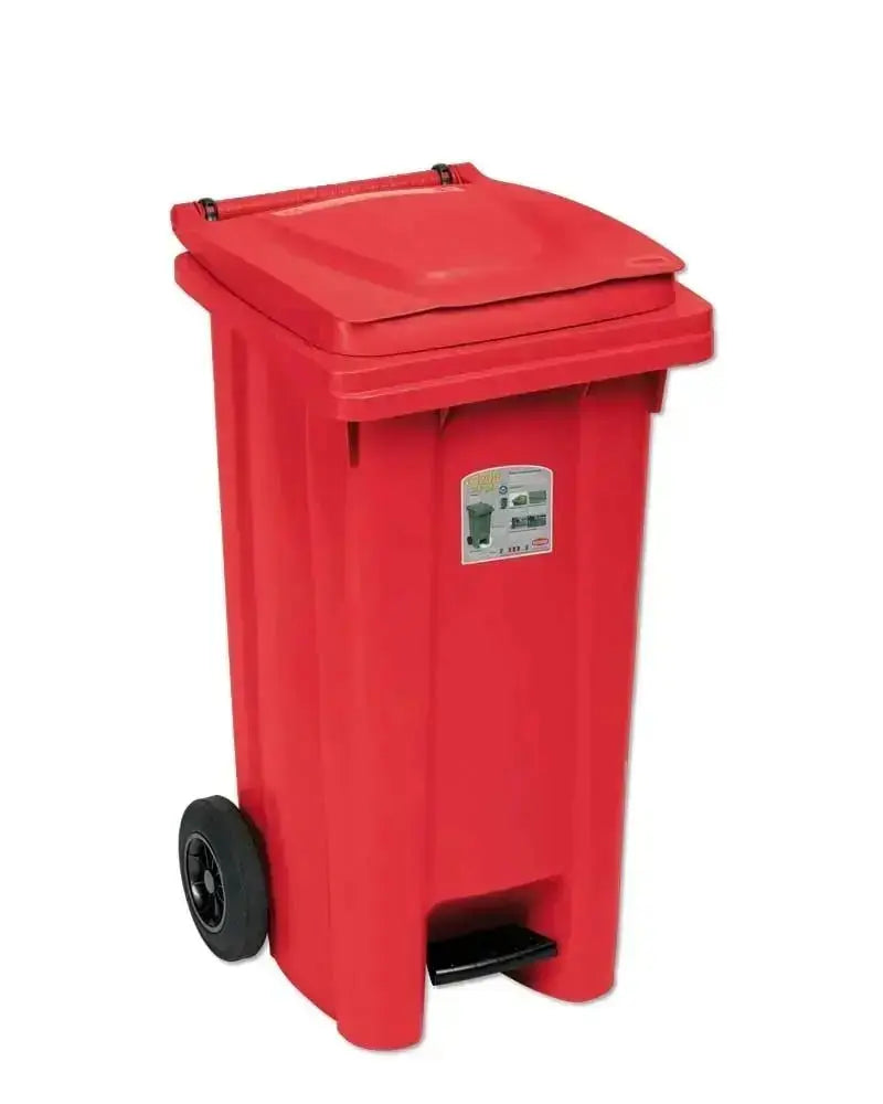 Mülleimer mit Pedal 120 l, verschiedene Farben