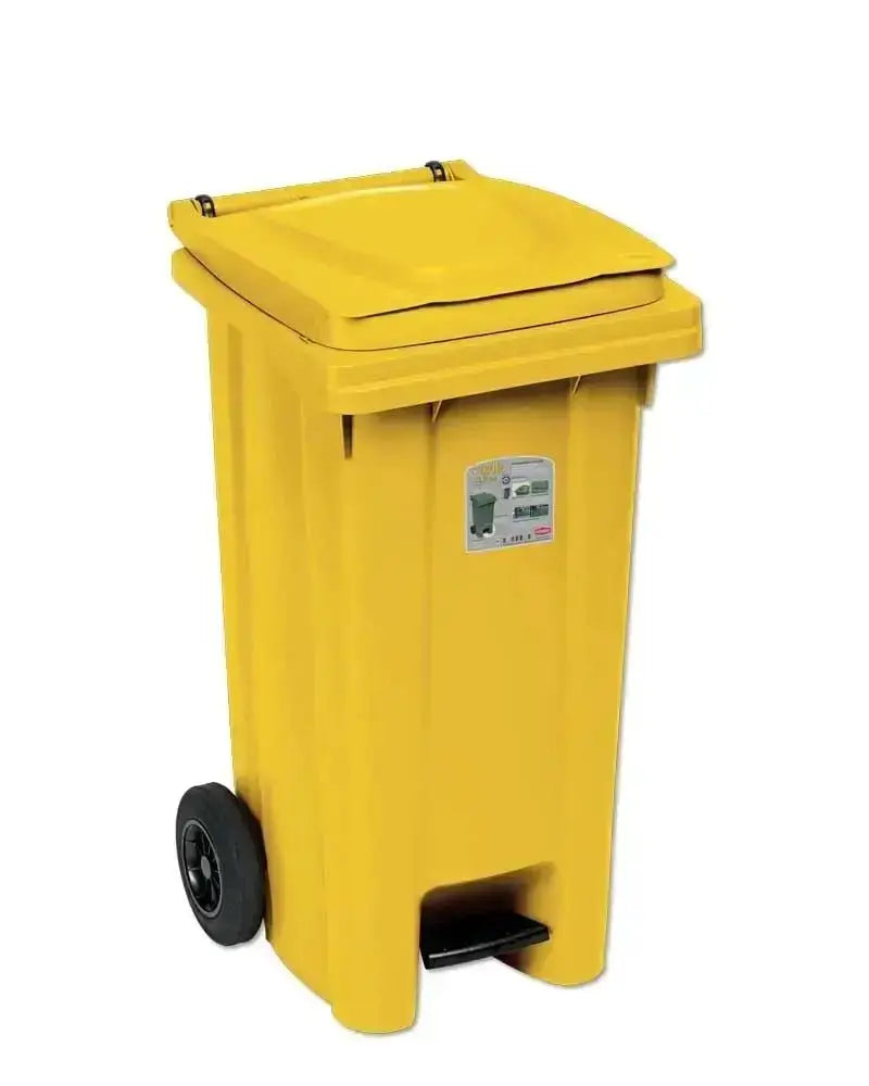 Mülleimer mit Pedal 120 l, verschiedene Farben