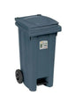 Pedal recycling bin 120L, various colours