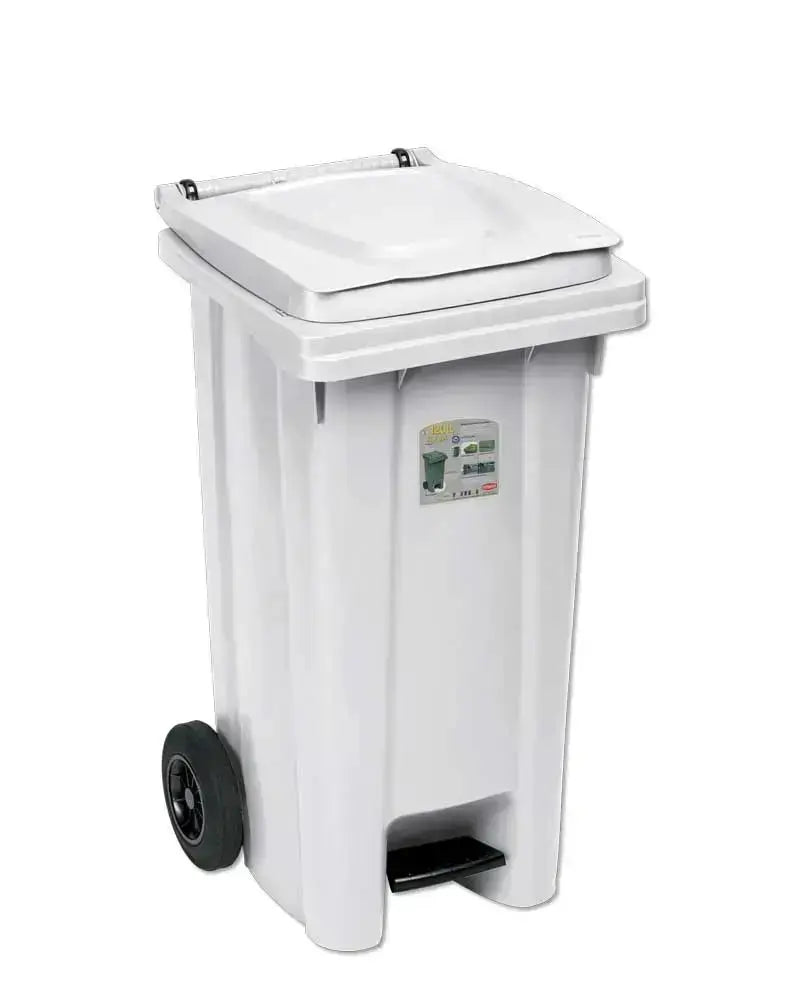 Mülleimer mit Pedal 120 l, verschiedene Farben