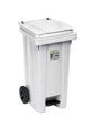 Pedal recycling bin 120L, various colours