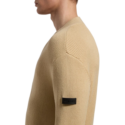 Bikkembergs Maglia Uomo con Cerniera Intera BMM1146 Beige