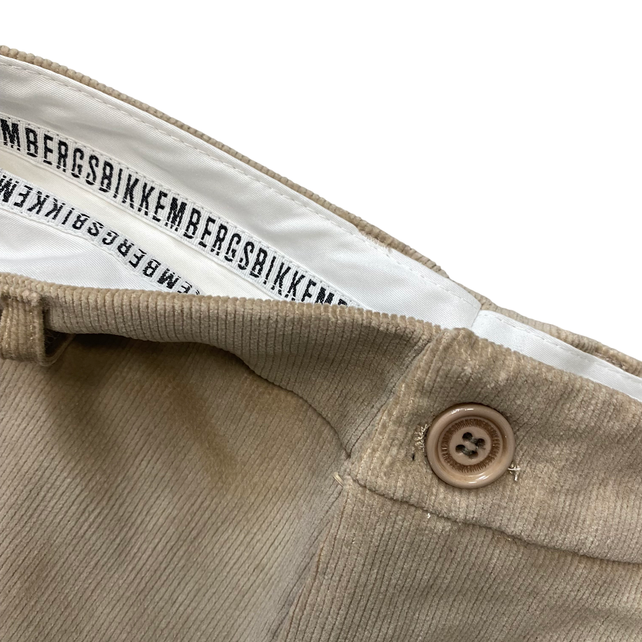 Bikkembergs Pantalone Uomo Velluto BMP0978 Beige