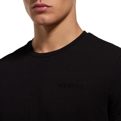 Bikkembergs maglietta manica corta con logo ricamato BMT0819 8000 nero