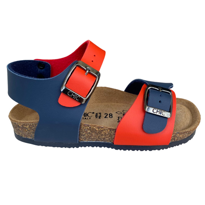 Biochic Sandalo Bambino BC55153BR bipel rosso