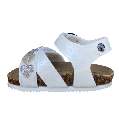 Biochic Girl's Sandal BC55051CB Cristal White