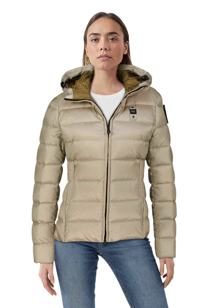 Blauer Piumino Charme Fitted Donna 25WBLDC03100-A06047 Mist Grey Elegante