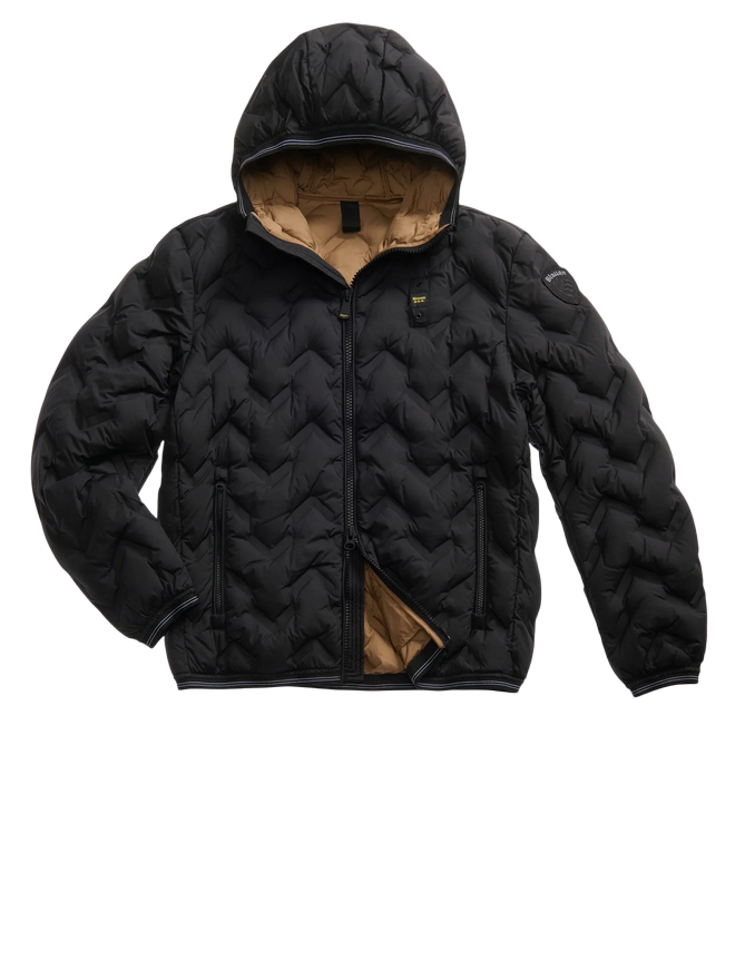 Blauer Giubbotto Uomo Angular Piery 25WBLUC03233-007308 Nero