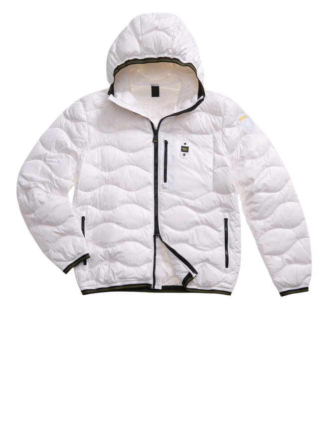 Blauer Giubbotto Wave 25WBLUC03074-006355 Bianco Uomo