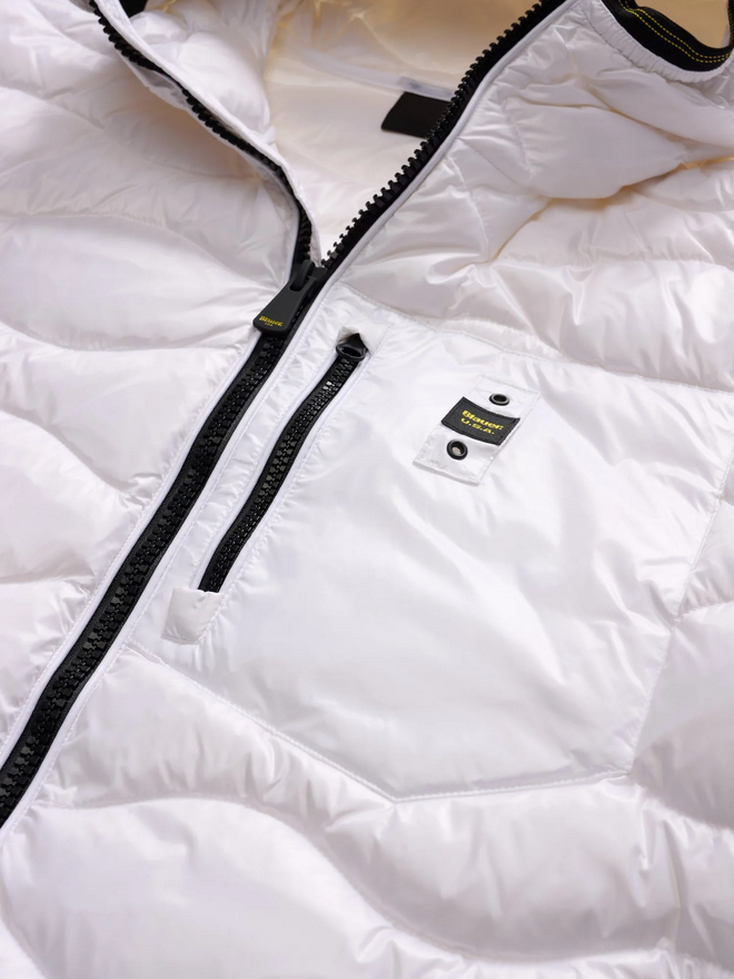 Blauer Giubbotto Wave 25WBLUC03074-006355 Bianco Uomo