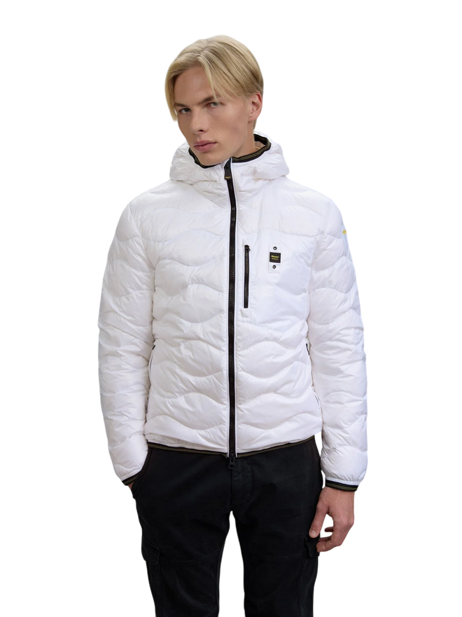 Blauer Giubbotto Wave 25WBLUC03074-006355 Bianco Uomo