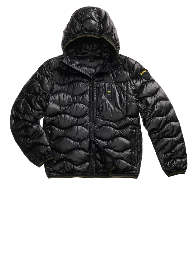 Blauer Giubbotto Uomo Wave 25WBLUC03074-006355 Nero Trapuntato