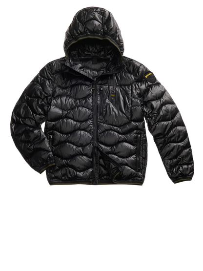 Blauer Giubbotto Uomo Wave 25WBLUC03074-006355 Nero Trapuntato