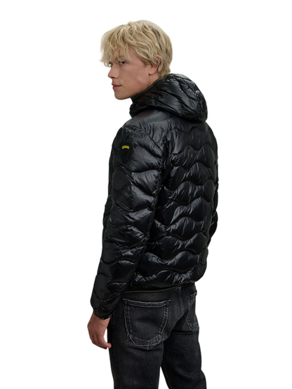 Blauer Giubbotto Uomo Wave 25WBLUC03074-006355 Nero Trapuntato