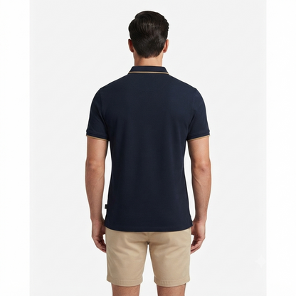 Blauer Polo Uomo Damon 26SBLUT02288 007479 888 Blu – Manica Corta