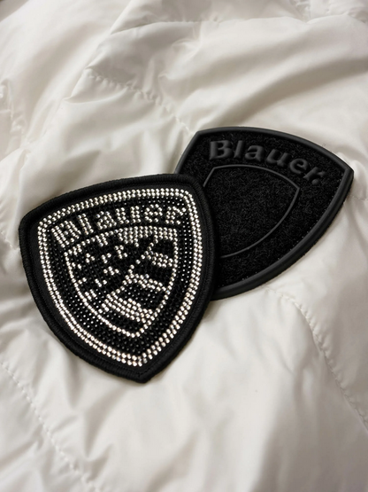 Blauer donna piumino con cappuccio Camelia 26SBLDC03169-007455 102 bianco