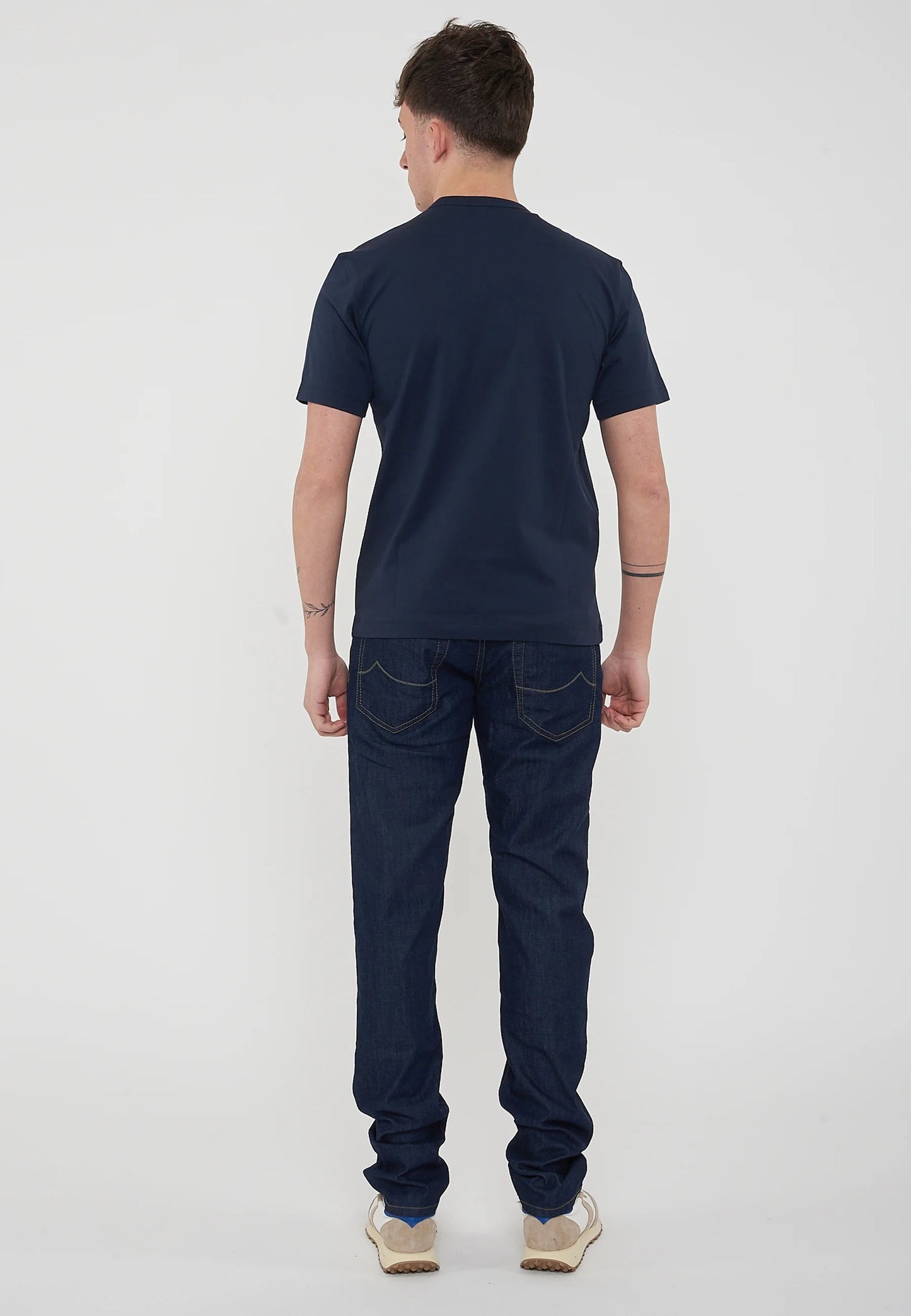 Blauer T-shirt Uomo Cotone Logo 26SBLUH02284-007480 Blu 888