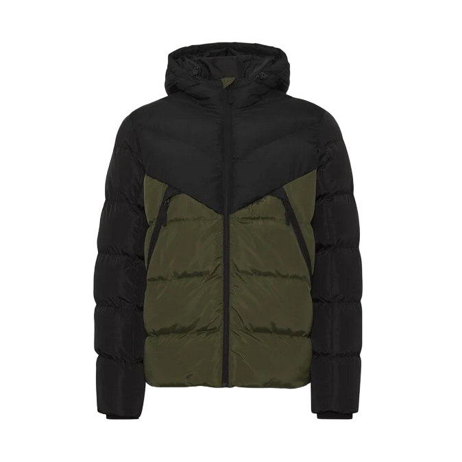 Blend Giubbino invernale da uomo con cappuccio Outerwear 20714680 190414 verde scuro