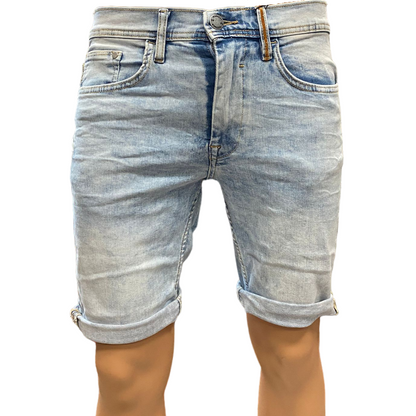 Blend pantaloncino in jeans da uomo 20715422 200290 denim light blue