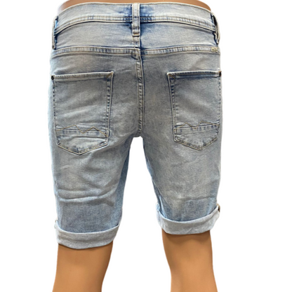 Blend pantaloncino in jeans da uomo 20715422 200290 denim light blue