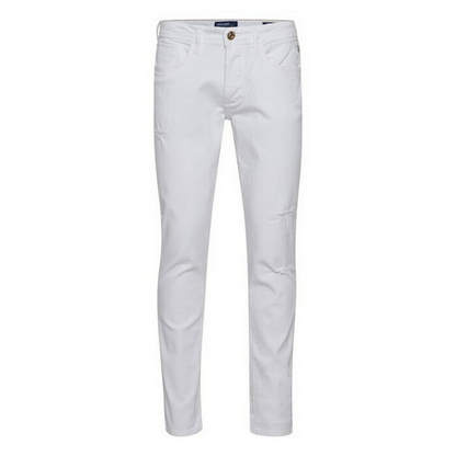 Blend pantalone uomo denim bianco Jet Fit Destroy 20713652 200287 white