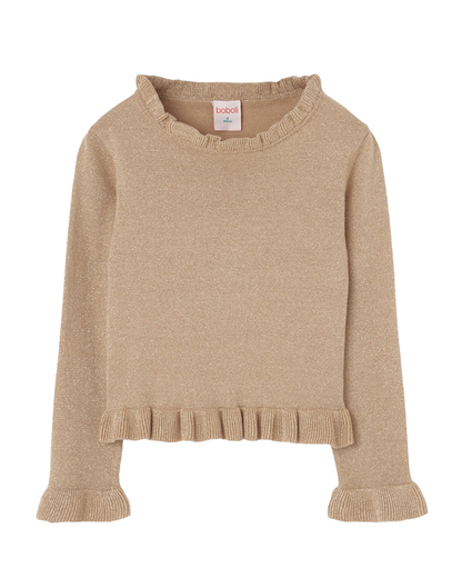 Boboli Maglione in lurex per bambina 729323 oro