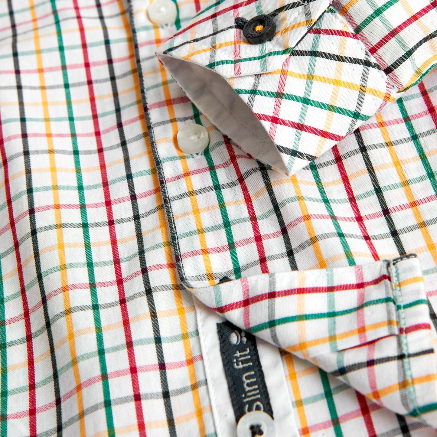 Boboli camicia popelin a quadri per infant e bambino 717331 9164 bianco