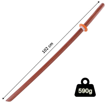 Bokken in legno Suburito, Bokuto con Tsuba - Allenamento per Aikido, Iaido, Kobudo, Kendo, Kenjutsu