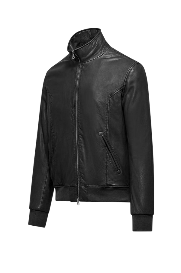 Bomboogie Giacca in Pelle CHEL JMCHELPLGW5 Nero – Stile Urban, Qualità Artigianale e Comfort Deciso